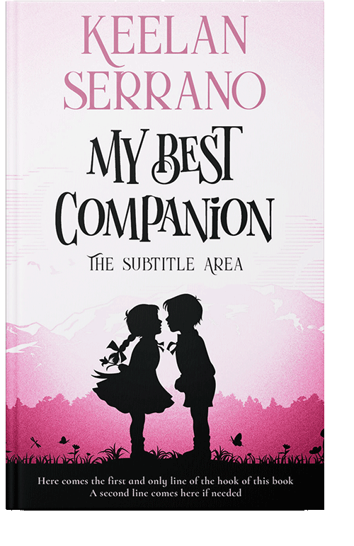 Front view of Underage Pink #4873 - Premade Romance Book Cover