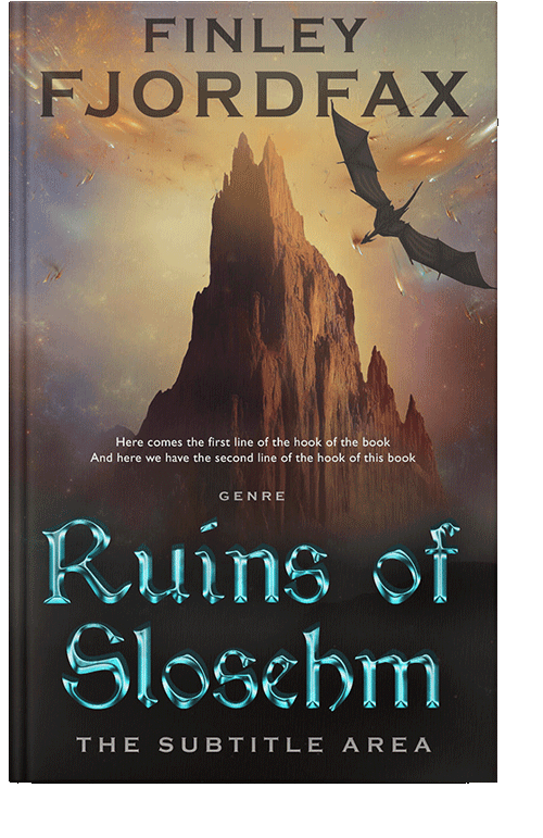 Front view of Dune #4887 - Premade Fantasy Book Cover