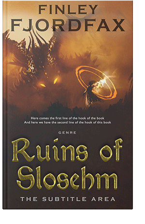 Pre Made Book Cover Rock