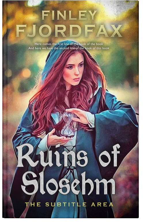 Front view of Premade Historical Book Cover - Thunder