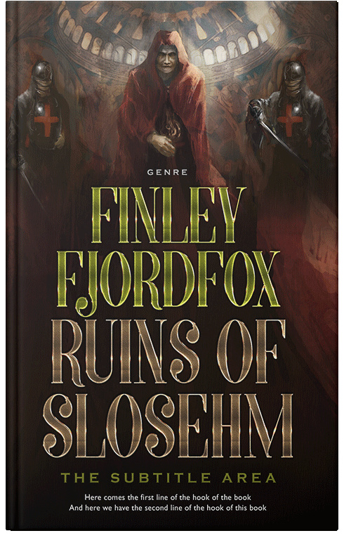 Front view of Premade Fantasy Book Cover - Coffee Bean