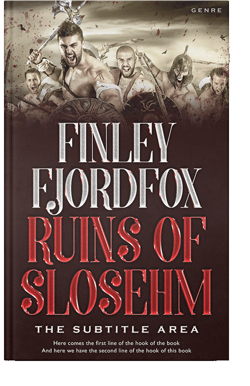 Front view of Eunry #4898 - Premade Historical Book Cover