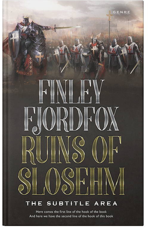 Front view of Merlin #4899 - Premade Historical Book Cover