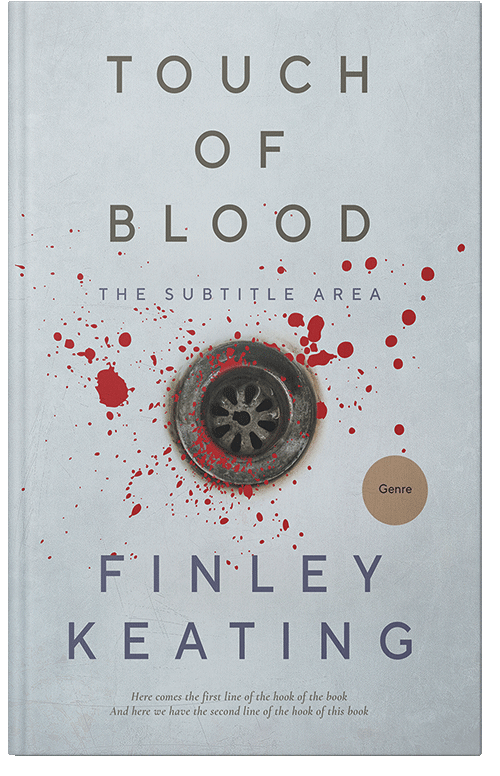 Front view of Premade Mystery & Thriller & Suspense Book Cover - Iron