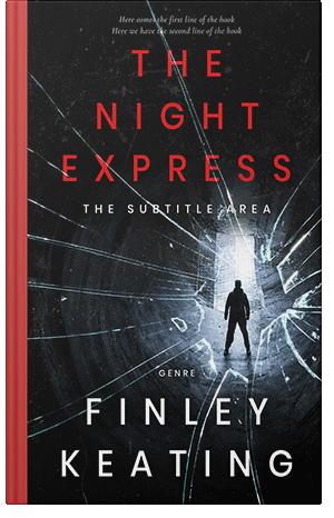 Pre Made Book Cover Black