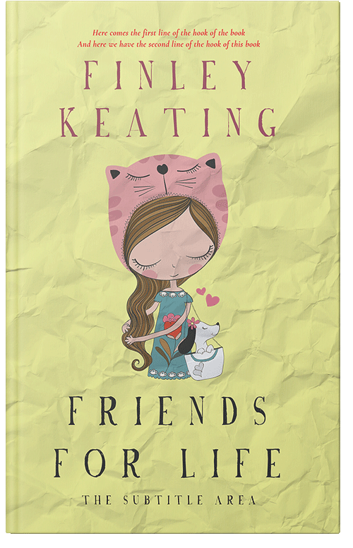 Front view of Zombie #4918 - Premade Children's Book Cover