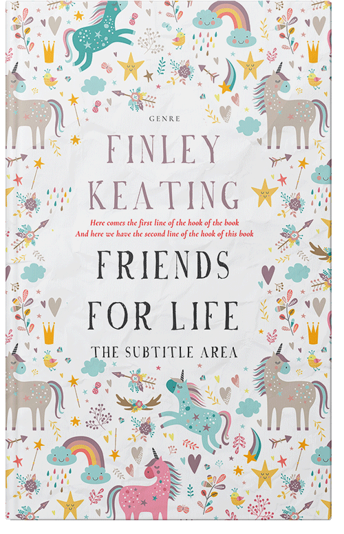 Front view of Ebb #4920 - Premade Fantasy Book Cover