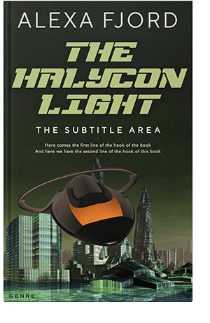 Pre Made Book Cover Green Smoke