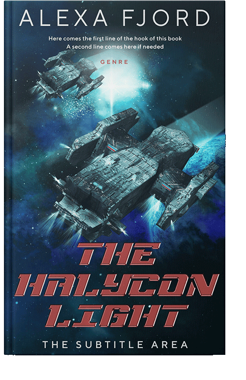 Front view of Elephant #4934 - Premade Science Fiction Book Cover