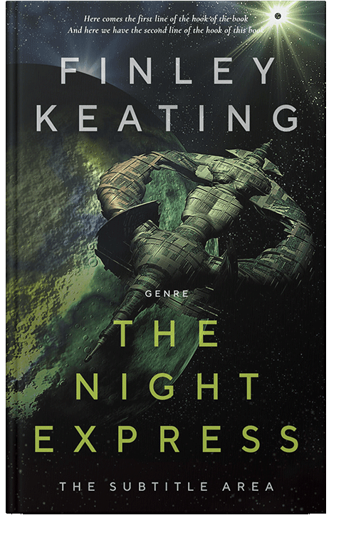 Front view of Woodsmoke #4937 - Premade Science Fiction Book Cover