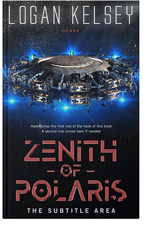 Pre Made Book Cover Ebony