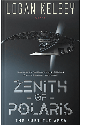 Pre Made Book Cover Outer Space