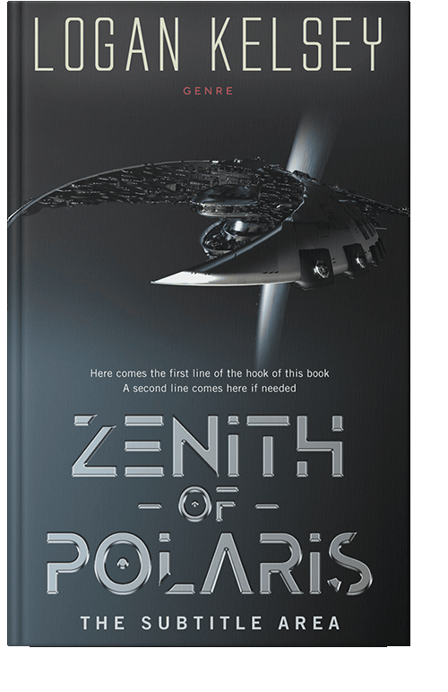 Front view of Outer Space #4956 - Premade Science Fiction Book Cover