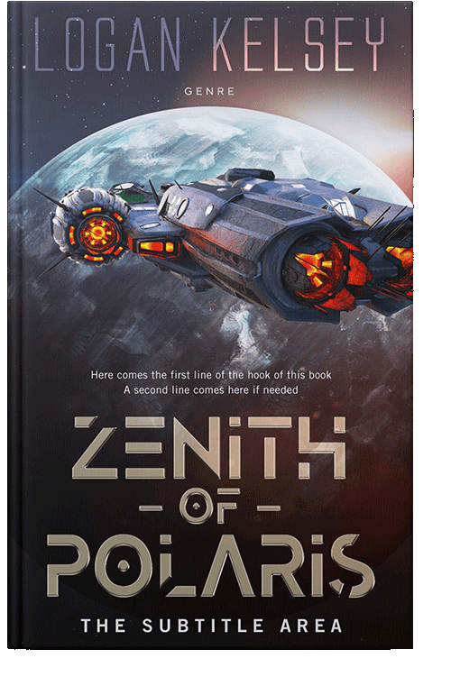 Front view of Thunder #4957 - Premade Science Fiction Book Cover