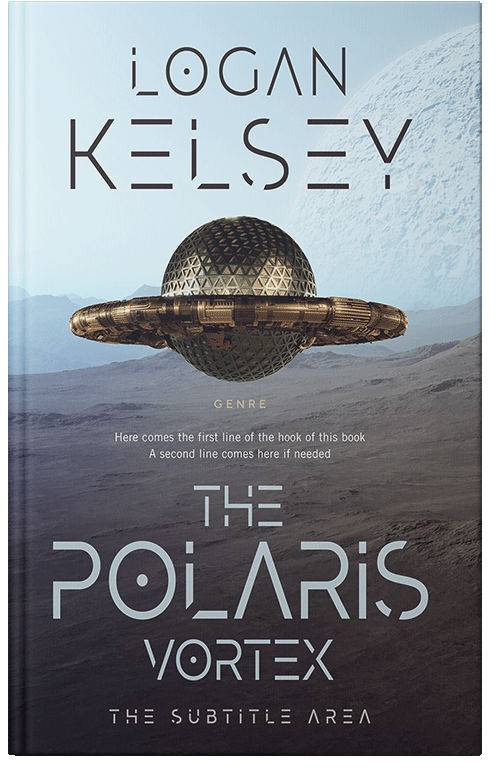 Front view of Tundora #4962 - Premade Science Fiction Book Cover