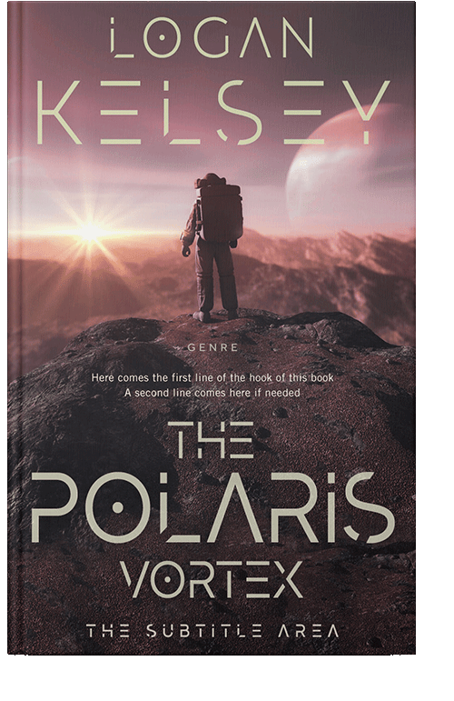 Front view of Woody Brown #4963 - Premade Science Fiction Book Cover