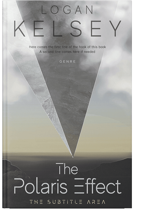 Front view of Mist Gray #4966 - Premade Science Fiction Book Cover | BookCoverZone