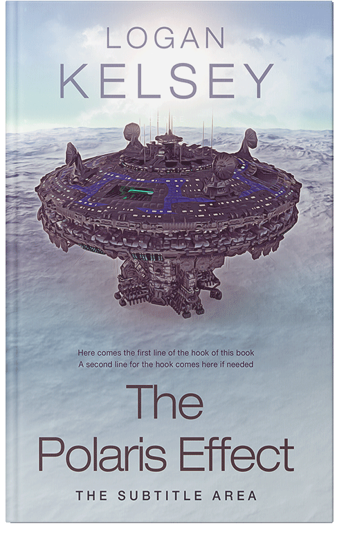 Front view of Loblolly #4968 - Premade Apocalyptica Book Cover