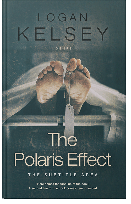 Front view of Premade Mystery & Thriller & Suspense Book Cover - Limed Spruce