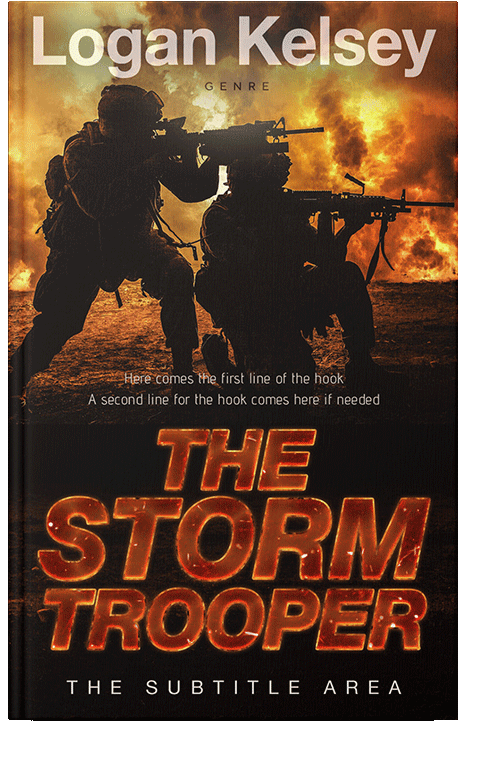 Front view of Graphite #4976 - Premade Apocalyptica Book Cover