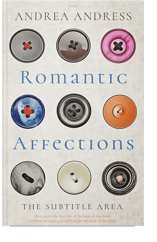 Front view of Pearl Bush #4980 - Premade Literary Fiction Book Cover