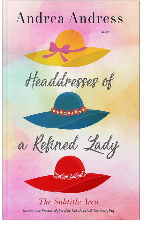 Front view of Premade Chick Lit Book Cover - Vanilla Ice