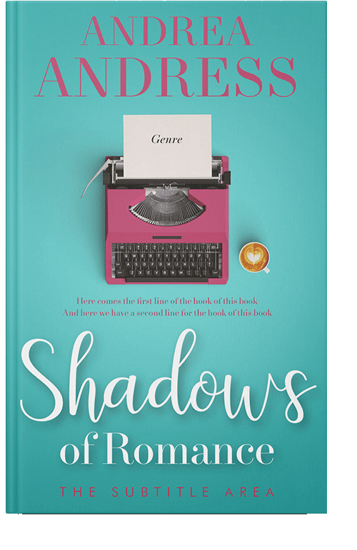 Front view of Fountain Blue #4994 - Premade Romance Book Cover