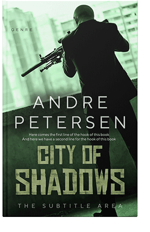 Pre Made Book Cover Hunter Green