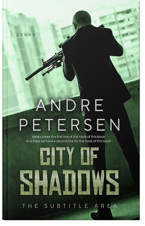 Front view of Hunter Green #4999 - Premade Mystery & Thriller & Suspense Book Cover