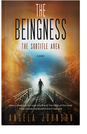 Pre Made Book Cover Metallic Bronze