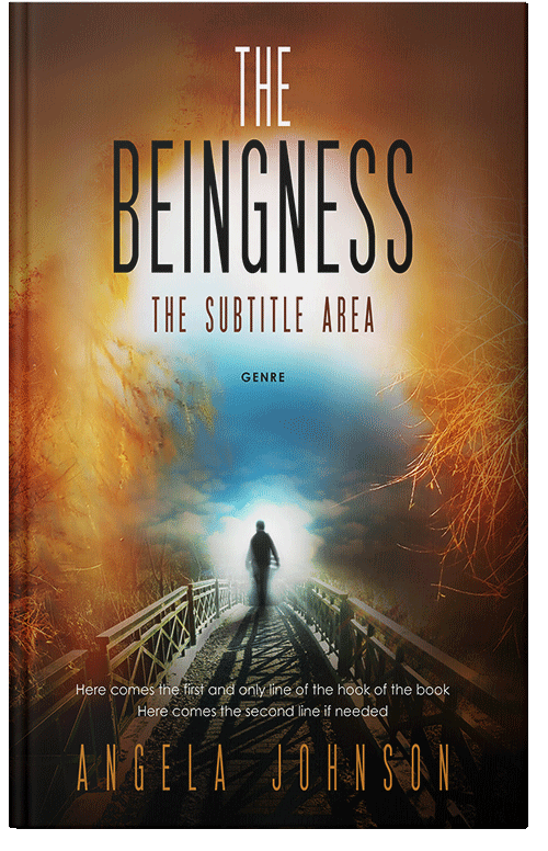 Front view of Premade Paranormal & Urban Book Cover - Metallic Bronze