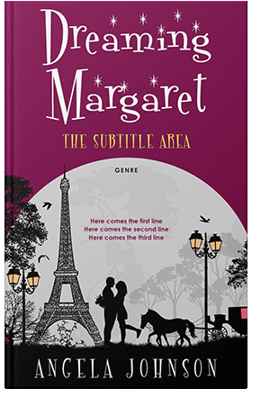 Pre Made Book Cover Rose Bud Cherry