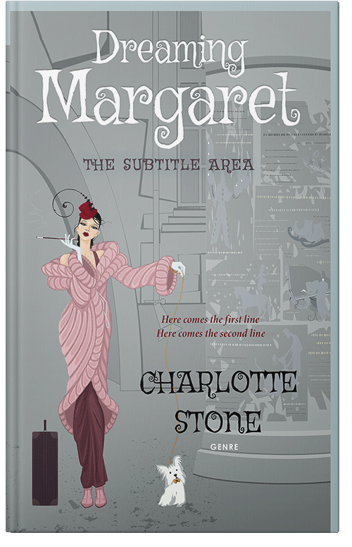 Front view of Premade Chick Lit Book Cover - Edward