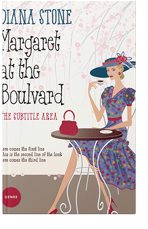 Pre Made Book Cover Dawn Pink