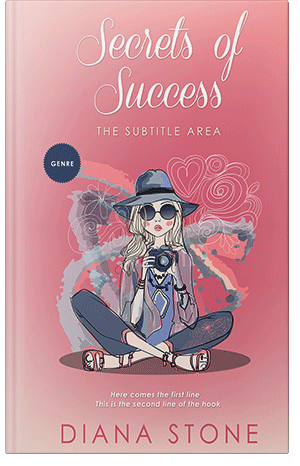 Pre Made Book Cover Petite Orchid