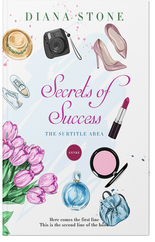 Front view of Mineral Green #5029 - Premade Abstract Book Cover