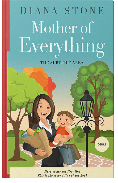 Front view of Tradewind #5044 - Premade Chick Lit Book Cover