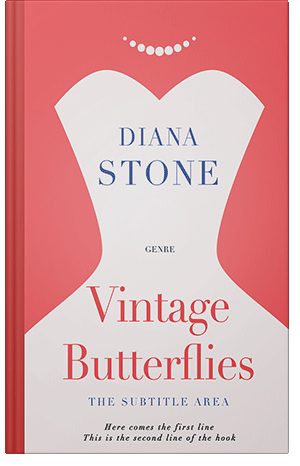 Pre Made Book Cover Burnt Sienna