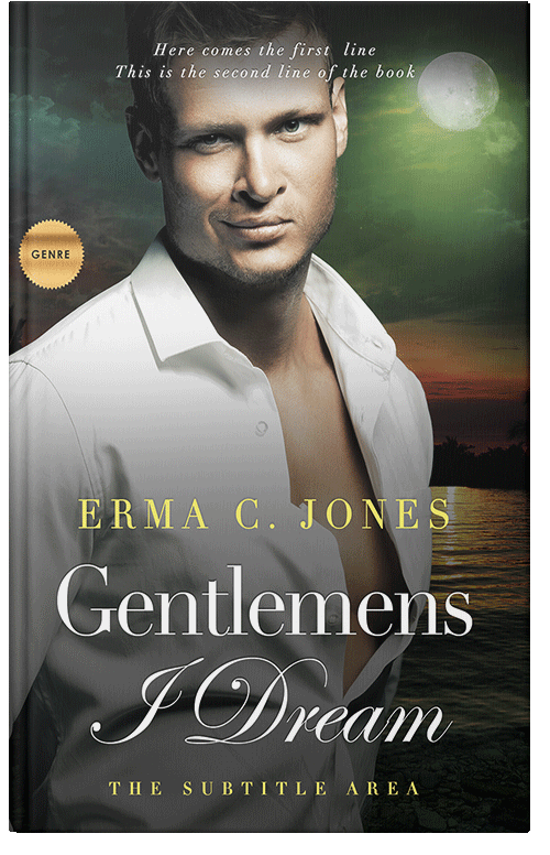 Front view of Premade Erotica Book Cover - Kelp