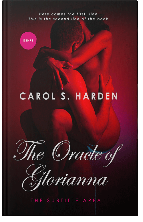 Front view of Premade Erotica Book Cover - Brick Red