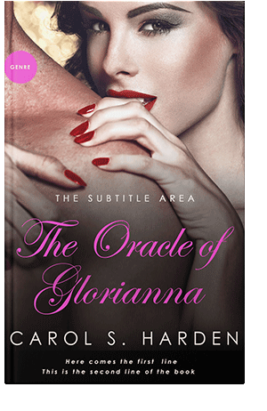 Pre Made Book Cover Cavern Pink