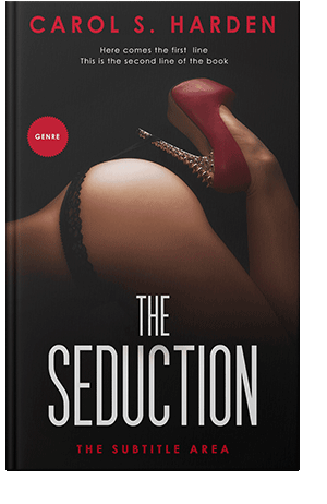 Pre Made Book Cover Brandy Rose