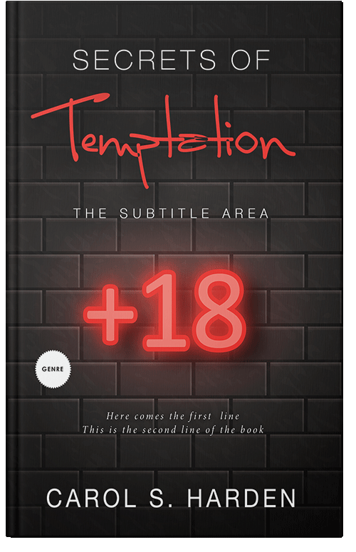 Front view of Premade Erotica Book Cover - Cocoa Brown