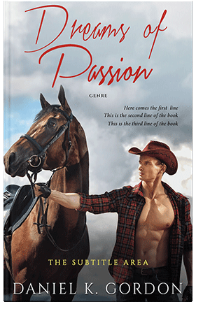 Pre Made Book Cover Cocoa Brown