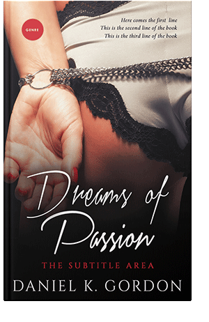 Pre Made Book Cover Cocoa Brown