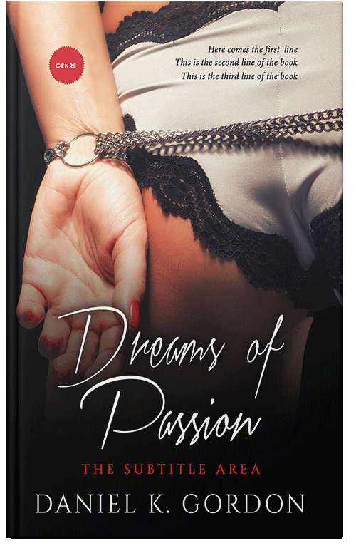 Front view of Premade Erotica Book Cover - Cocoa Brown