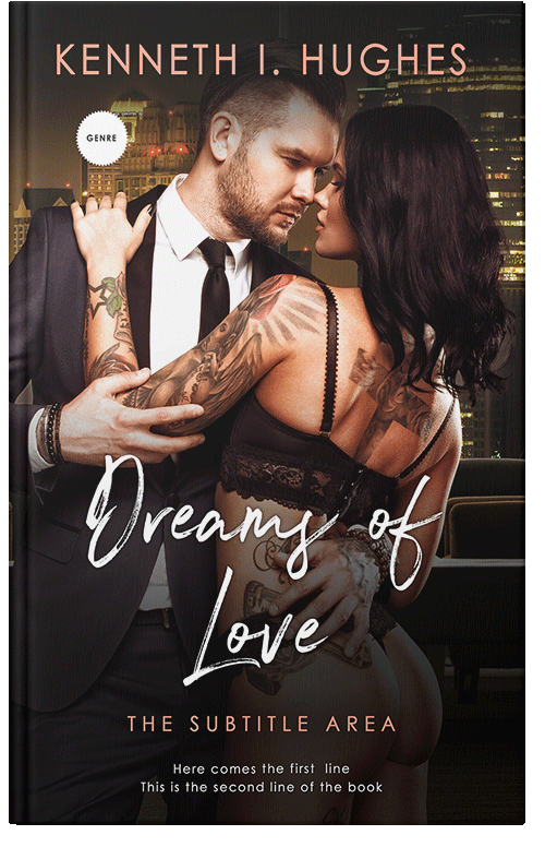 Front view of Premade Erotica Book Cover - My Pink