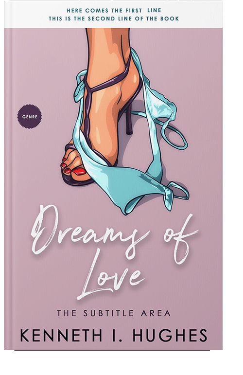 Front view of Lily #5130 - Premade Erotica Book Cover