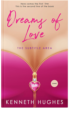 Pre Made Book Cover Mandys Pink