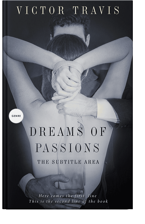 Front view of French Gray #5137 - Premade Erotica Book Cover